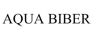 AQUA BIBER trademark