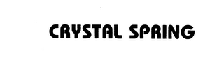 CRYSTAL SPRING
