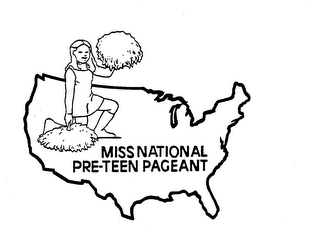 MISS NATIONAL PRE-TEEN PAGEANT trademark