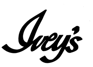 IVEY'S trademark