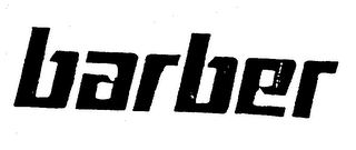 BARBER trademark