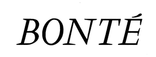 BONTE trademark