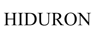 HIDURON trademark