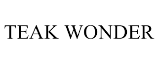 TEAK WONDER trademark