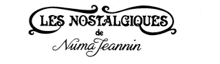 LES NOSTALGIQUES DE NUMA JEANNIN