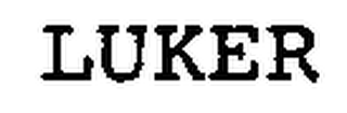 LUKER trademark