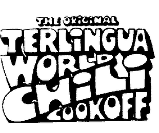 THE ORIGINAL TERLINGUA WORLD CHILI COOKOFF