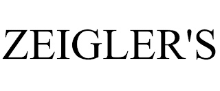 ZEIGLER'S trademark