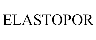 ELASTOPOR trademark