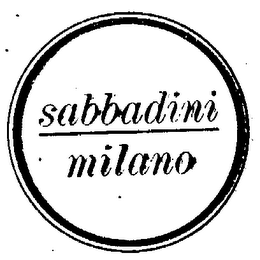 SABBADINI MILANO