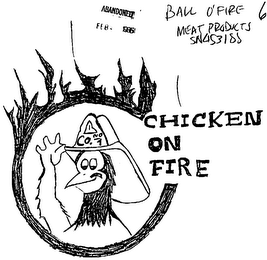 CHICKEN ON FIRE