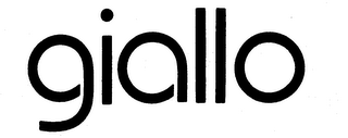 GIALLO trademark