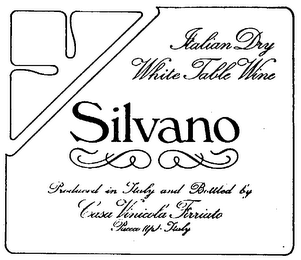 SILVANO DUCED IN ITALY AND BOTTLED BY CA