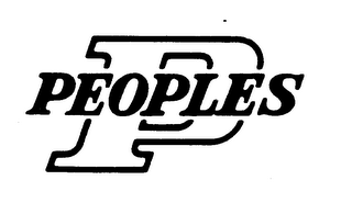 P PEOPLES trademark
