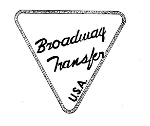 BROADWAY TRANSFER U.S.A. trademark