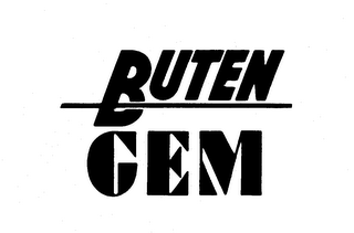 BUTEN GEM trademark