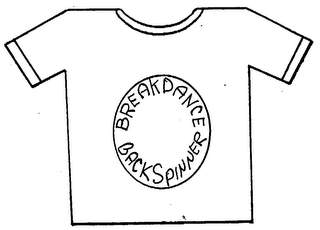 BREAKDANCE BACKSPINNER trademark