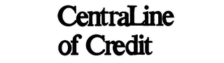 CENTRALINE OF CREDIT trademark