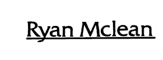 RYAN MCLEAN trademark