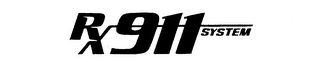 RX 911 SYSTEM trademark