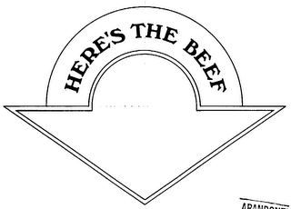 HERE'S THE BEEF trademark