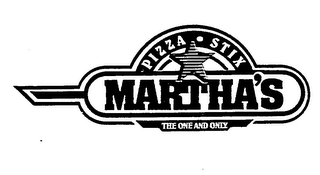 MARTHA'S PIZZA STIX THE ONE AND ONLY