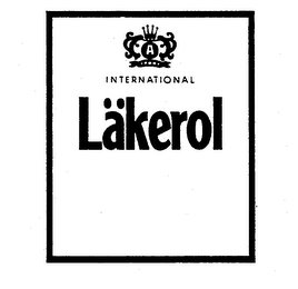 A INTERNATIONAL LAKEROL trademark