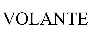 VOLANTE trademark
