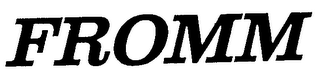 FROMM trademark