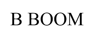 B BOOM trademark