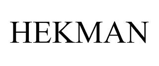 HEKMAN trademark