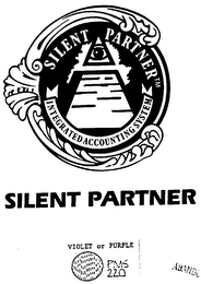 SILENT PARTNER INTEGRATED ACCOUNTING SYSTEM SILENT PARTNER