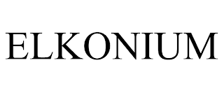 ELKONIUM trademark