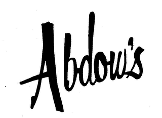 ABDOW'S trademark