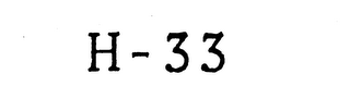 H-33 trademark