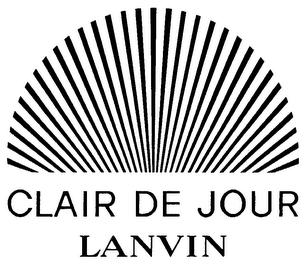 CLAIR DE JOUR LANVIN trademark
