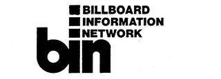BILLBOARD INFORMATION NETWORK BIN trademark