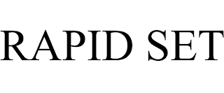 RAPID SET trademark