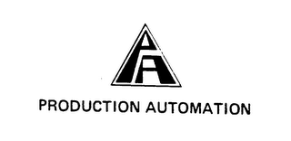 PA PRODUCTION AUTOMATION trademark