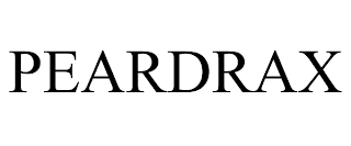 PEARDRAX trademark