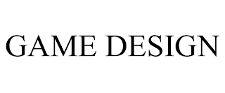 GAME DESIGN trademark
