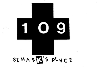109 ST. MARK'S PLACE trademark