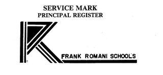 R FRANK ROMANI SCHOOLS trademark