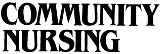 COMMUNITY NURSING