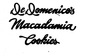 DEDOMENICO'S MACADAMIA COOKIES