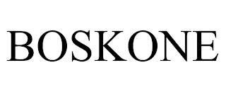 BOSKONE trademark