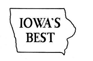 IOWA'S BEST trademark