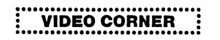VIDEO CORNER trademark