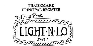 ROLLING ROCK LIGHT.N.LO BEER