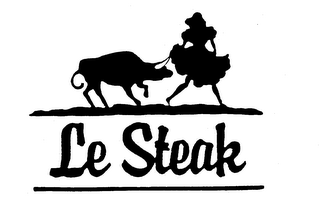 LE STEAK trademark